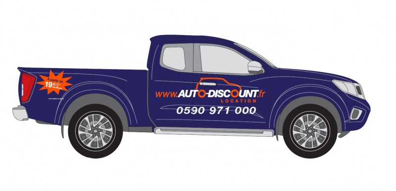 Location véhicules utilitaires Guadeloupe Navarra Pick-Up